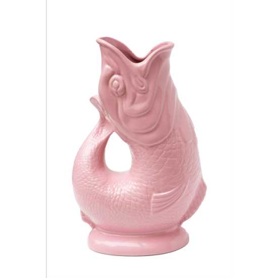 Carafe & vase poisson XL - Rose pale