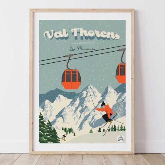 Affiche Montagne - Val Thorens