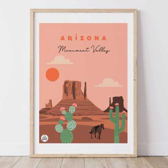 Affiche Monde - Arizona