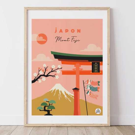 Affiche Monde - Japon