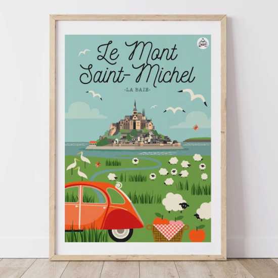 Affiche - le Mont Saint-Michel