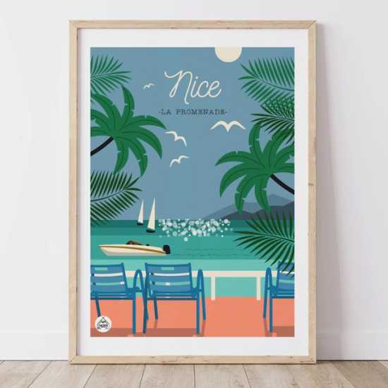 Affiche Nice - La Promenade