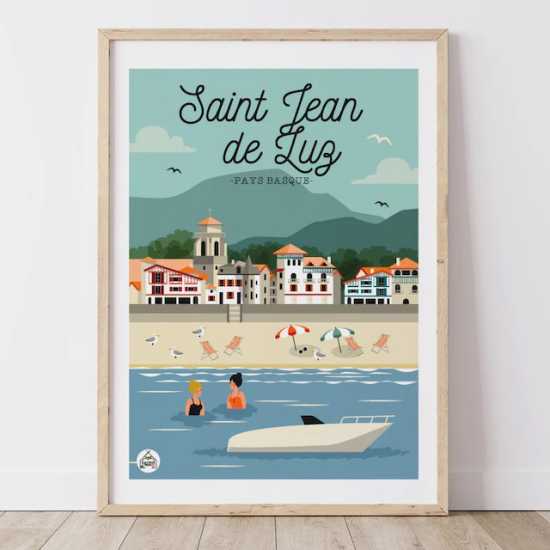 Affiche St Jean de Luz