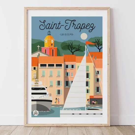 Affiche - Saint-Tropez