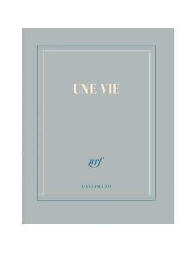 Carnet Une Vie - Gallimard