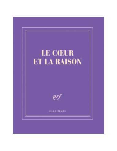 Carnet Le coeur et la raison - Gallimard