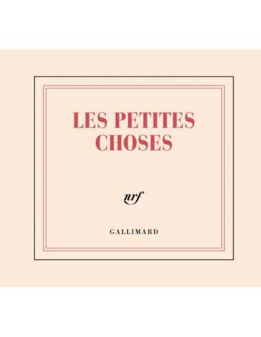 Mini bloc-notes Les petites choses - Gallimard