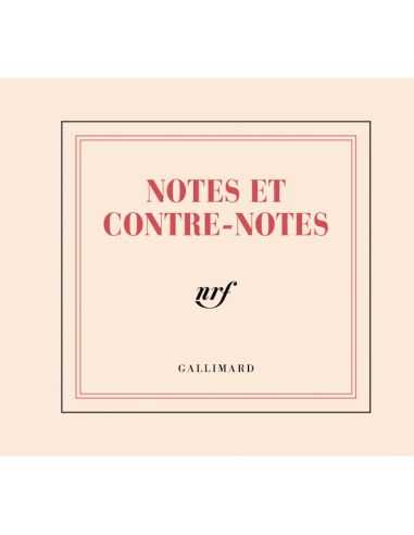 Mini bloc-notes Notes et contre-notes - Gallimard