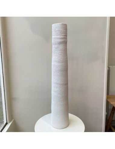 Grand vase en grès blanc - Masamé