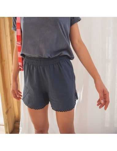 Short Roma Indigo - Marlot Paris