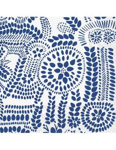 Serviette en papier Marimekko - Nasia Blue 33x33cm