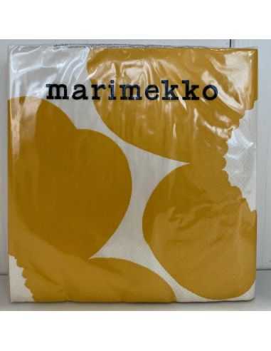 Serviette en papier Marimekko - Isot unikko cream 33x33cm