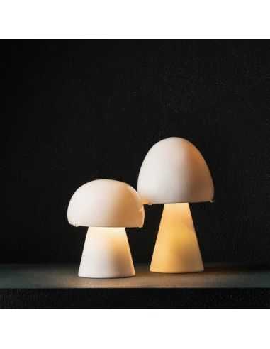 Petite lampe Champignon porcelaine - Serax