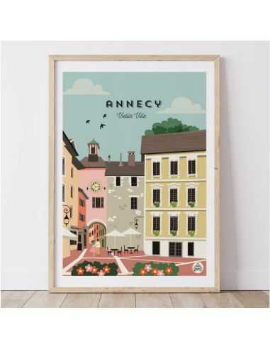 Affiche Annecy- Vieille ville