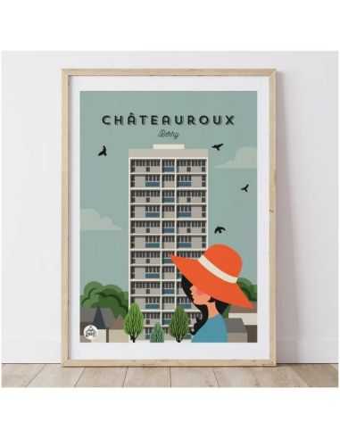 Affiche Châteauroux- Berry