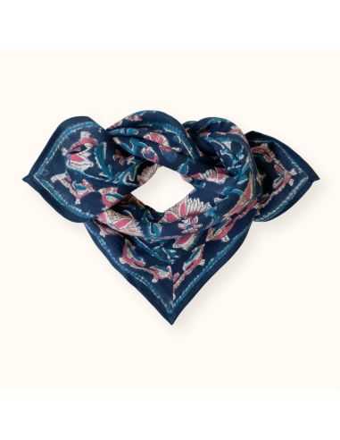 Foulard Manika Bird Céleste - Apaches