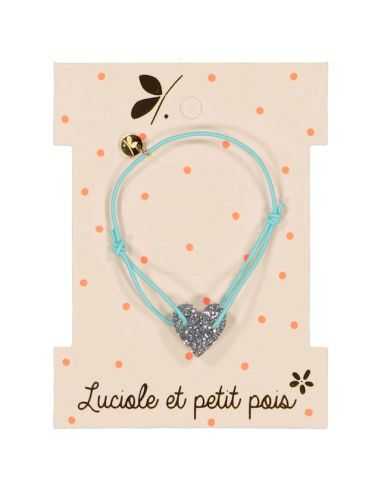 Bracelet Coeur - Luciole et petit pois