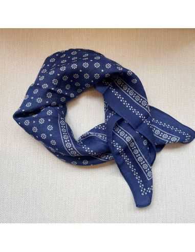 Foulard n°676 Denim Blue - Moismont