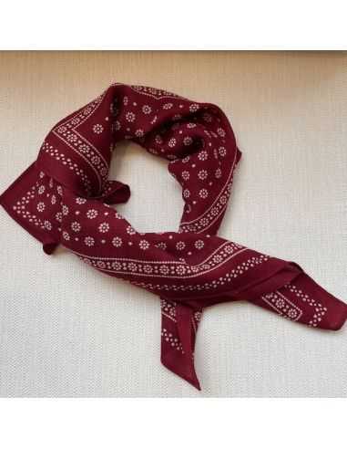 Foulard n°676 Red Wine - Moismont