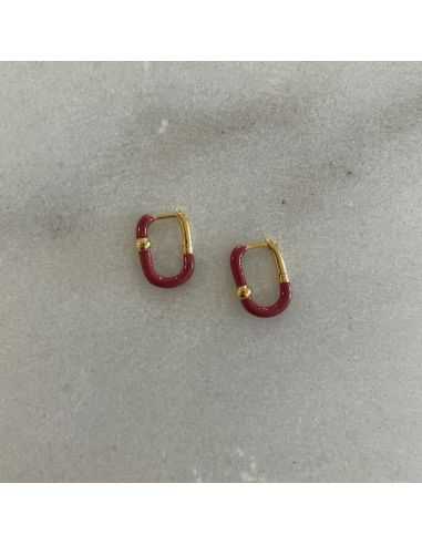 Boucles d'oreilles GEORGY Pourpre - Feeka