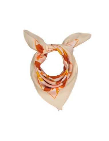 Petit Foulard Flower Rose - Chamaye