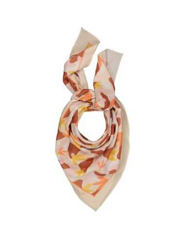 Grand Foulard Flower Rose - Chamaye