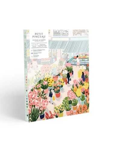 Coffret peinture au numéro Flowers Market - La Petite Épicerie