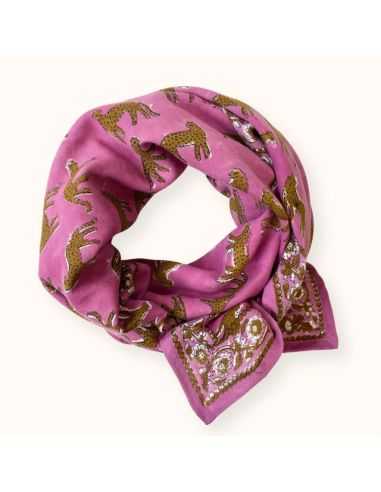 Foulard Latika Bengale Fuchsia - Apaches