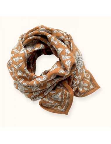 Foulard Latika Coeur Châtaigne - Apaches