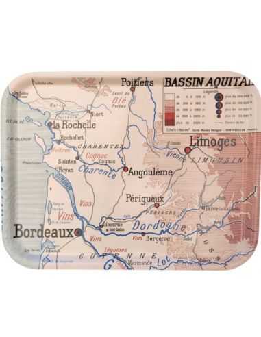 Grand plateau rectangulaire 43x33cm - Limoges Charentes