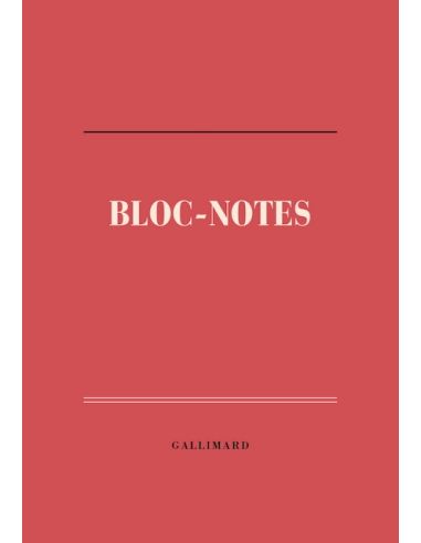 Bloc-notes - Gallimard