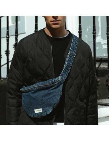 Sac banane XL Aged Denim - Rive Droite