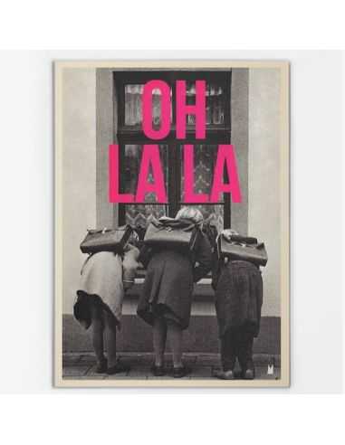 Affiche M 15x21cm OH LA LA - Atelier Kencre