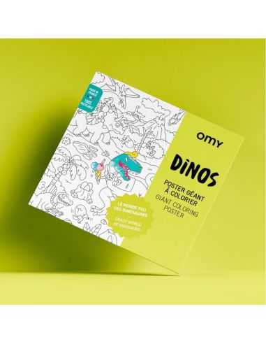 Coloriage géant Dino - OMY