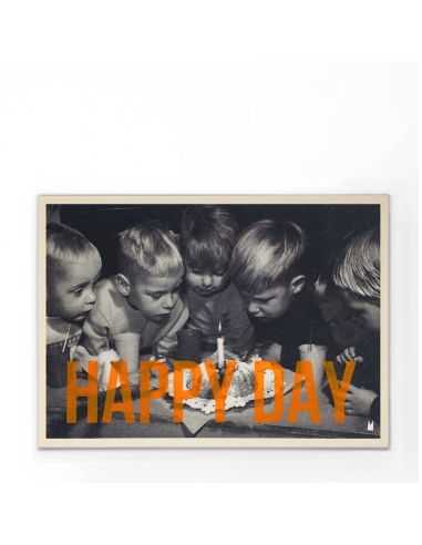 Affiche M 15x21cm HAPPY DAY - Atelier Kencre