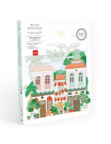 Coffret peinture au numéro Singapore - La Petite Épicerie