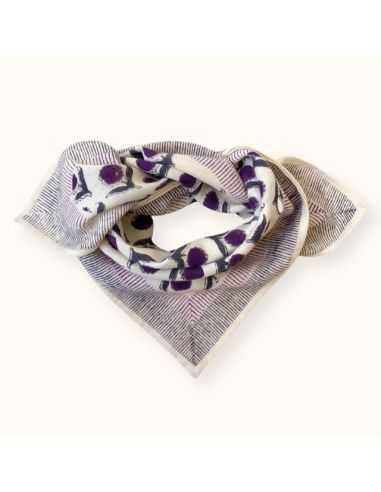 Foulard Manika Lotus Violet - Apaches