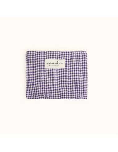 PM pochette Khadi Violet - Apaches