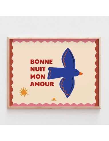 Affiche Bonne nuit mon Amour - Ma Petite Vie