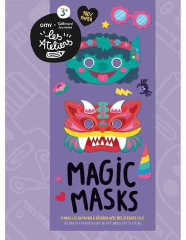 6 Magic Masks à créer - OMY & Gallimard