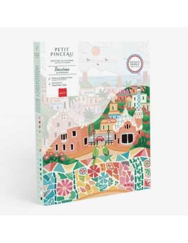 Coffret peinture au numéro Barcelona - La Petite Épicerie