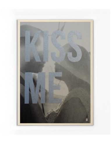 Affiche L 21x29,7cm KISS ME - Atelier Kencre