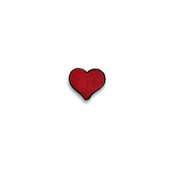 Broche Coeur rouge - Macon & Lesquoy