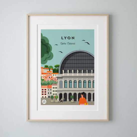 Affiche Lyon Opéra