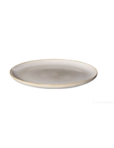 Service vaisselle, plats, assiettes, en porcelaine - 18 pièces - couleur  crème- SANCHA