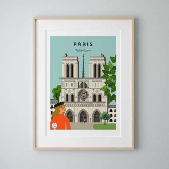 Affiche Paris Notre-Dame