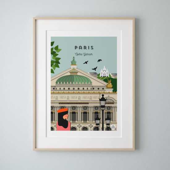 Affiche Paris Opéra Garnier