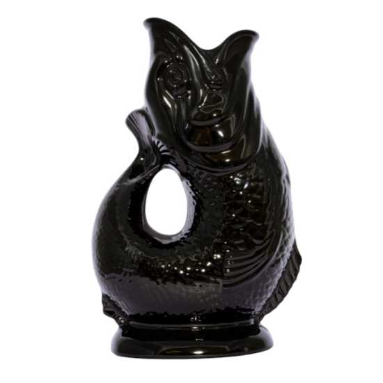 Carafe & vase poisson XL - Noir