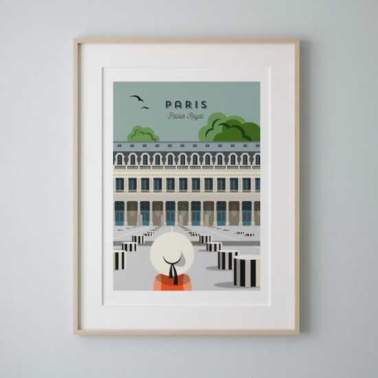 Affiche Paris Palais Royal
