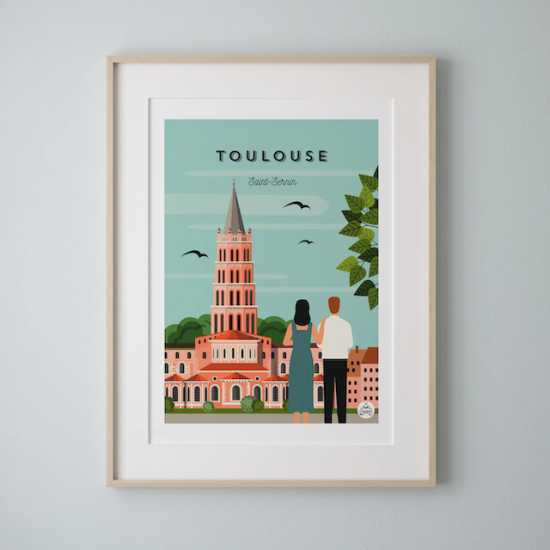 Affiche Toulouse Saint-Sernin